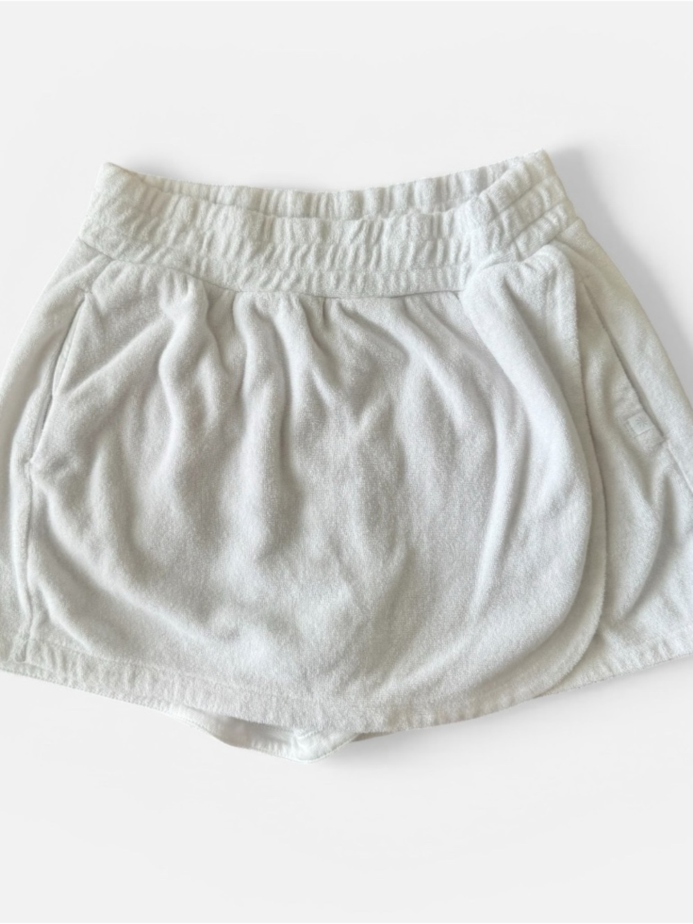 Athleta Girl Jump In Terry Skort White 8-10